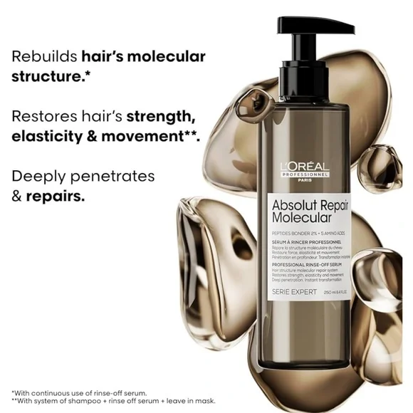 L'Oréal Professionnel Molecular Repair Hair For Extremely Dry Damaged Hair - Picture 1 of 8